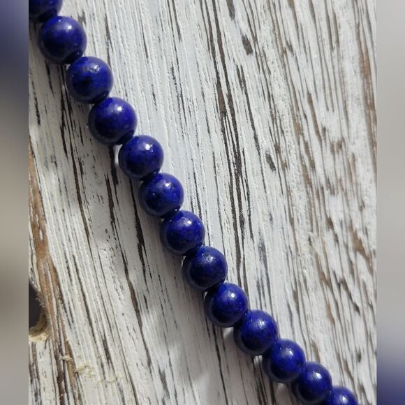 Lapis Lazuli Necklace 18-20 inches - Picture 8 of 15